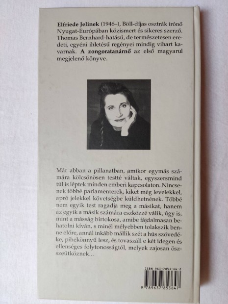 Knyv - Elfriede Jelinek: A zongoratanrn - 1997. vi kiads