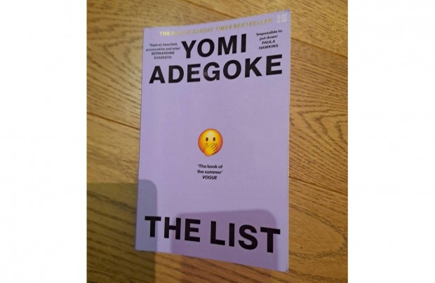Knyv, angol, Yomi Adegoke, The List, Bp. 2. ker