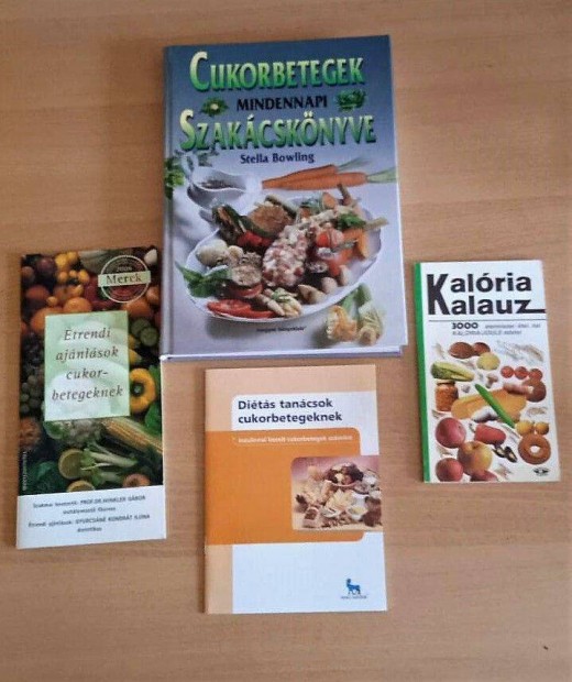 Könyvcsomag cukorbetegeknek étkezés témában