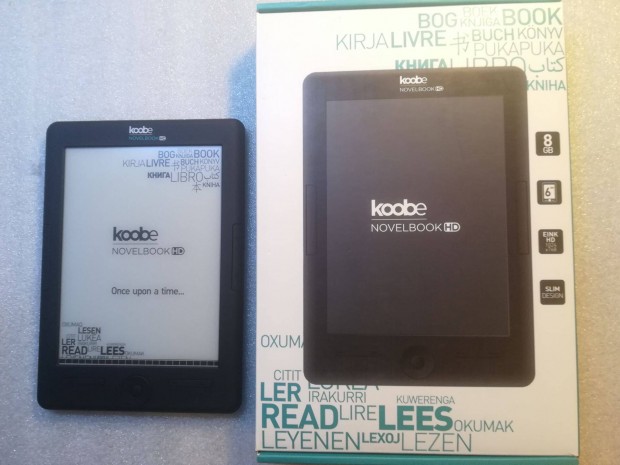 Koobe Novelbook HD Shine e-book olvas 6colos