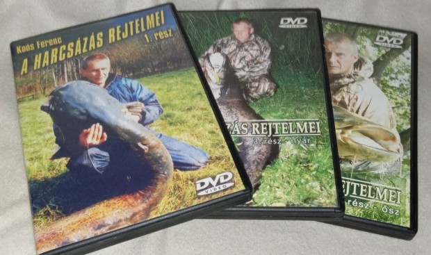 Kos Ferenc A harcszs rejtelmei 1-3-4 DVD Film Gyjtemny