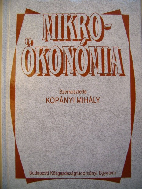 Kopnyi Mihly: Mikrokonmia