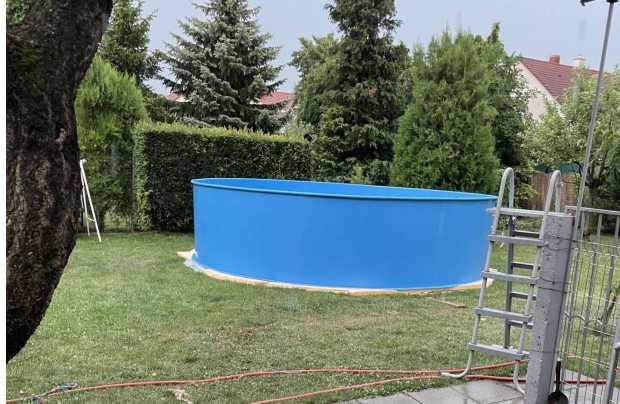 Kör alakú pp medencetest (műanyag) 3 x 1,2 m