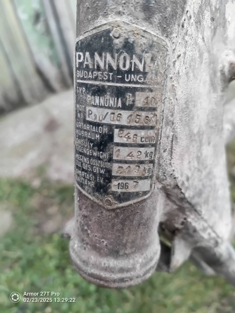 Korai Pannonia P10 váz
