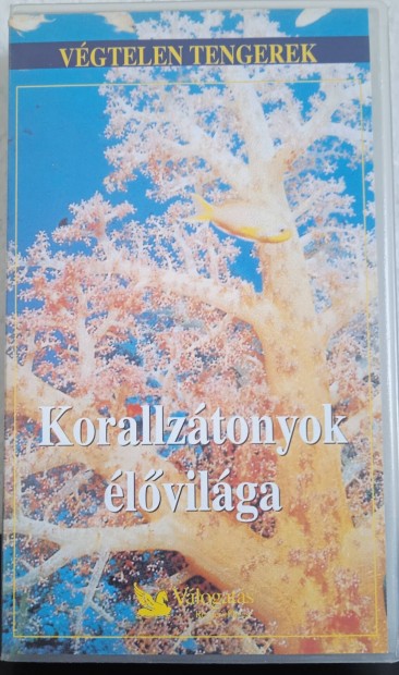 Korallztonyok lvilga VHS kazetta elad 