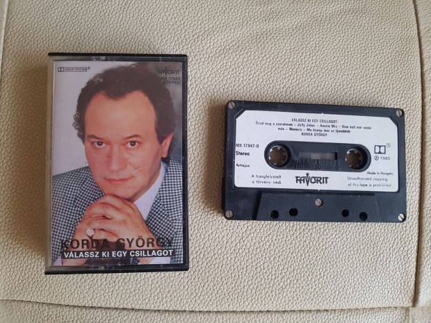 Korda Gy�rgy V�lassz ki egy csillagot kazetta kazi MC Eredeti