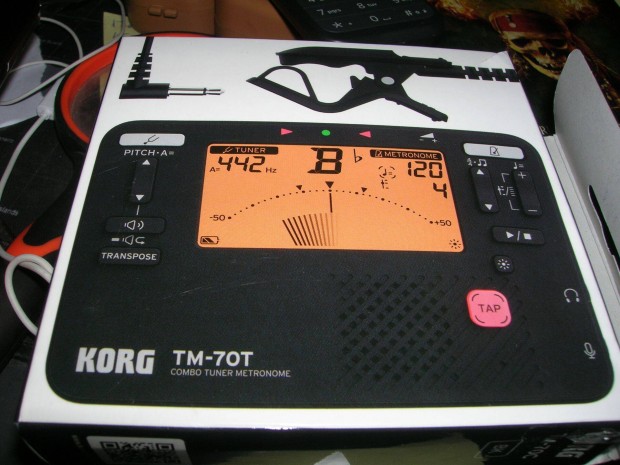 Korg TM-70C BK Hangol metronmmal