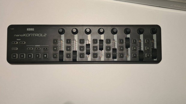 Korg nanokontrol2 MIDI kontroller, MIDI vezrl (fekete)