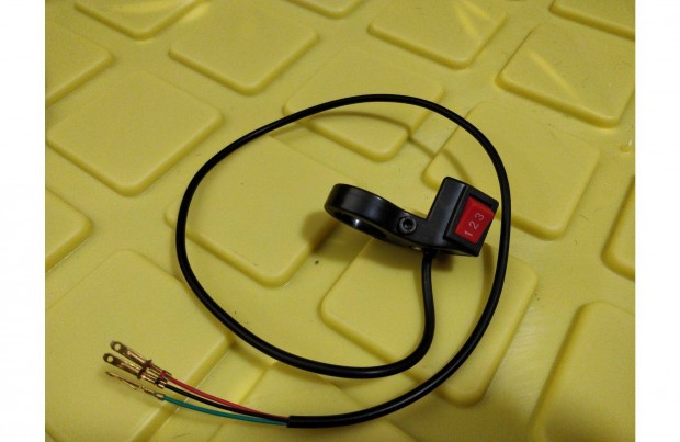 Kormnykapcsol, 2+1 lls, piros (BE1, Ki, BE2) (#3687)