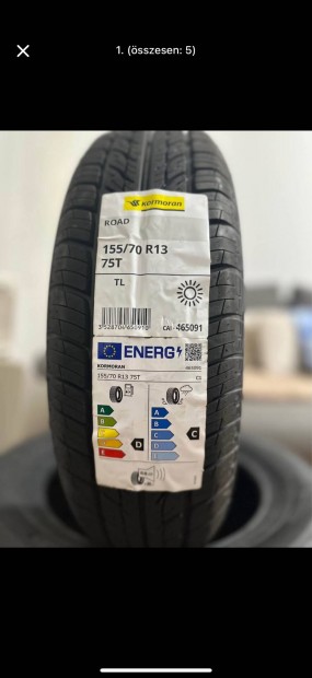 Kormoran R13 155/70 nyári gumi szett