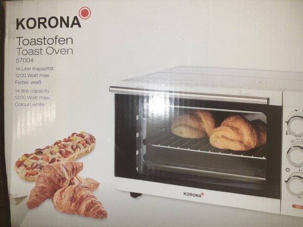 Korona szendvicsst 1200W 14Literes kapacits