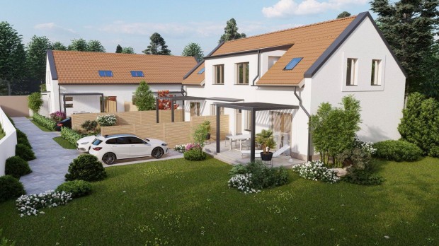 K�r�s Liget - �j�p�t�s�, kertkapcsolatos k�tszintes lak�s Elad�!