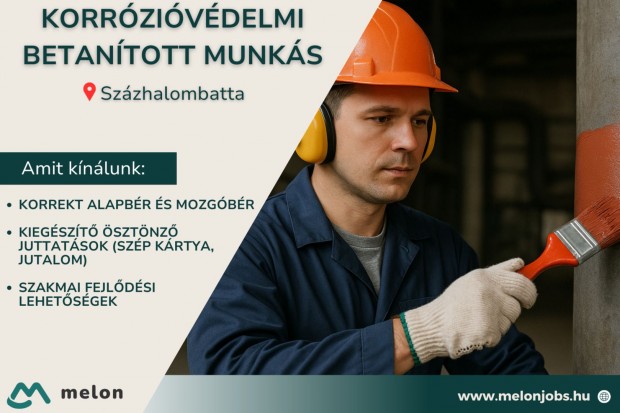 Korrózióvédelmi betanított munkás