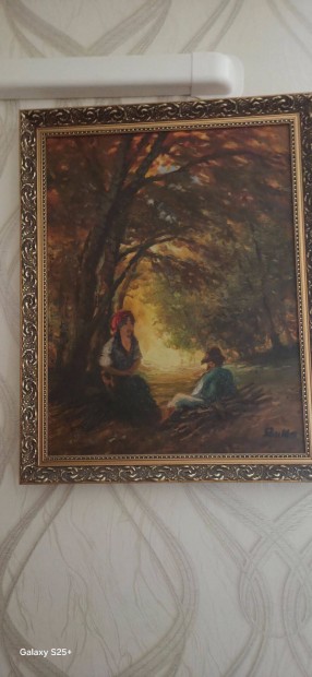 Kortárs festmény eredeti állapotban