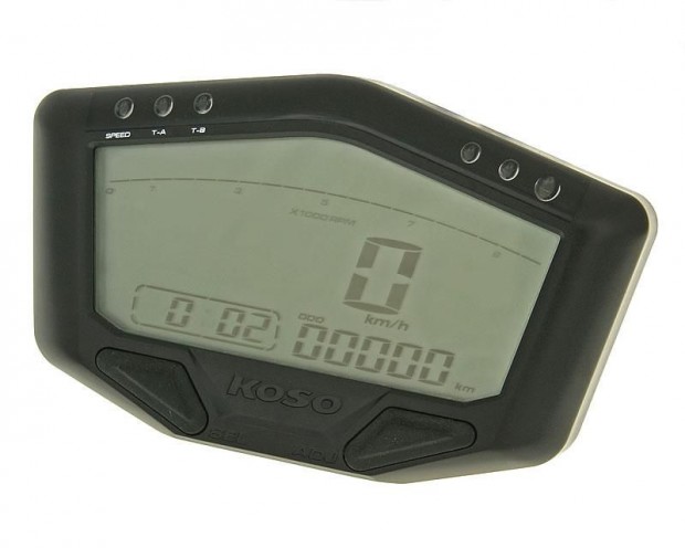 Koso DB-02 Race multifunkcis kilmterra (akkumultoros verzi)
