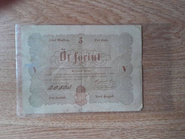 Kossuth 5 forint 1848