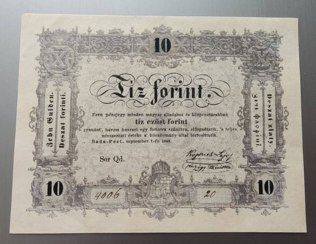 Kossuth bank 10 forint