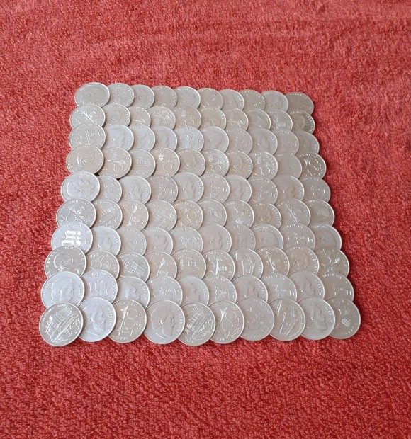 Kossuth ezüst 5 Ft, 200 Forint, 200 Ft, 5 Forint, 500 Ft, 500 Forint