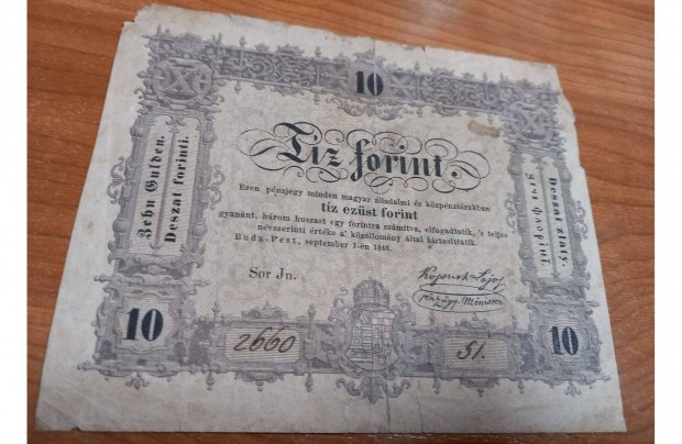 Kossuth tz forint 1848