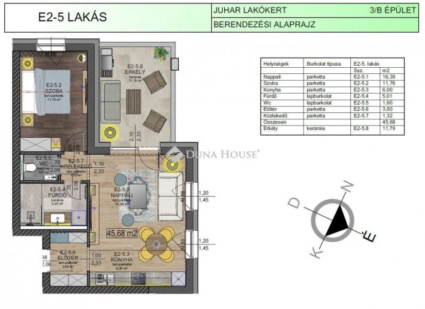 Kőszegi 51 nm-es lakás eladó