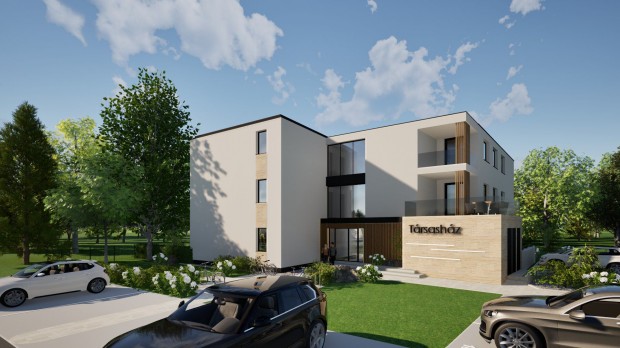 K�szegszerdahelyen �j �p�t�s� lak�sok terasszal, kerttel elad�k.