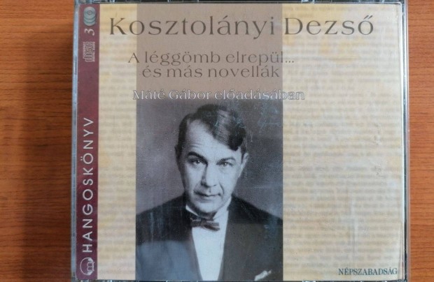Kosztolányi Dezső: A léggömb elrepül és más novellák hangoskönyv (audi