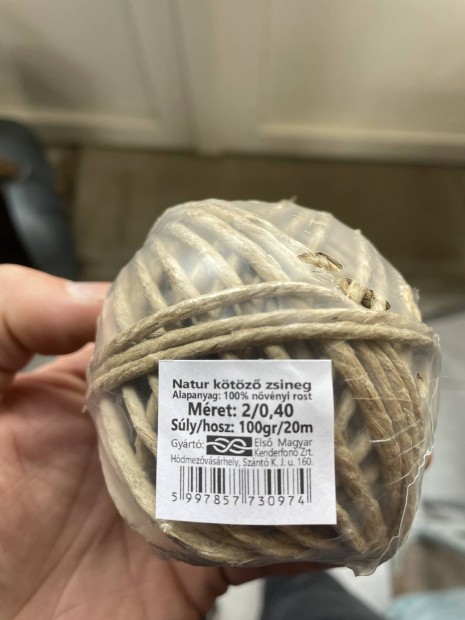 Kötöző Zsinór Zsineg Natúr