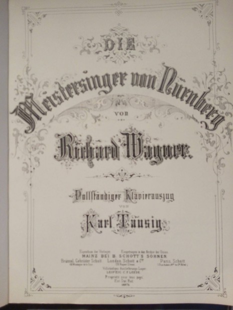 Kottaknyv: R.Wagner: A nrnbergi mesterdalnokok - 1993 Knemann Music