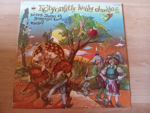 Ktyonfitty kirly almja bakelit (vinyl) lemez