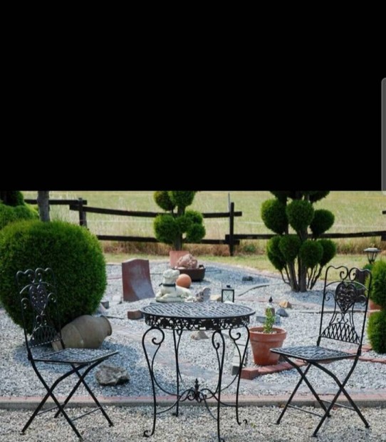 Kovcsoltvas kerti garnitra - (1 db asztal + 2 db szk)