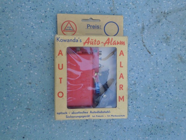 Kowanda Auto Alarm vetern aut riaszt j dobozban