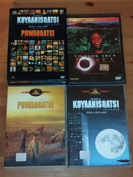 Koyaanisquatsi-Powaqqatsi-Baraka DVD-k (