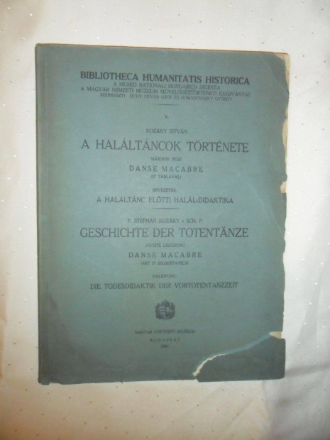 Kozky Istvn: A halltncok trtnete II., Danse Macabre (1944)