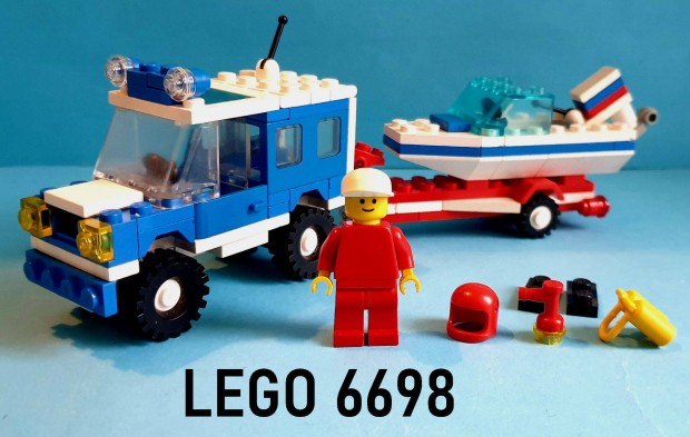 Kzel 40 ves LEGO Legoland 6698 RV with Speedboat (1986)