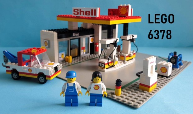 Kzel 40 ves LEGO Legoland Classic Town 6378 Service Station (1986)