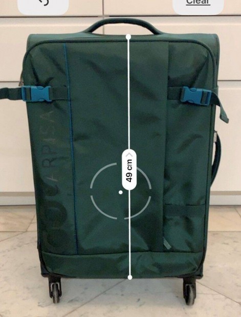 Közepes méretű bőrönd, védővel / Medium Size Luggage with sleeve