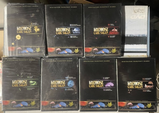 Kozmosz Carl Sagan DVD kollekció Teljes Sorozat + 3 ajándék