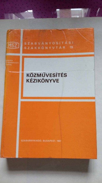 Kzmvests kziknyve 1987. vi szakknyvtr knyv 300 Ft