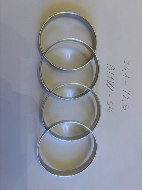 Központosító gyűrű 74,1-72,6 mm
