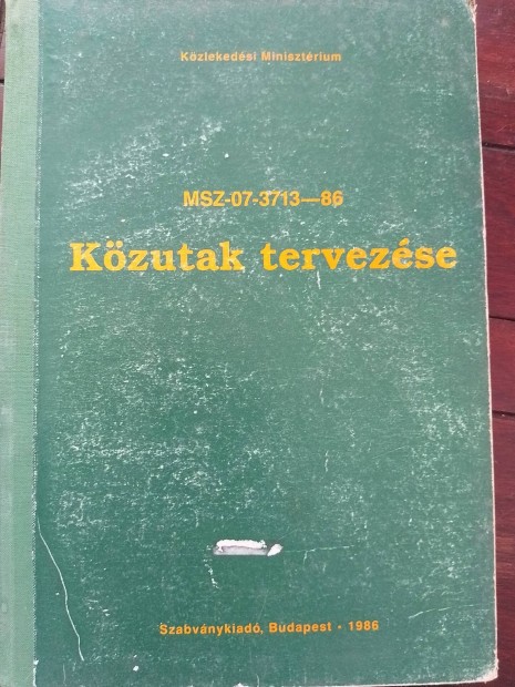 Kzutak tervezse MSZ-07-3713-86