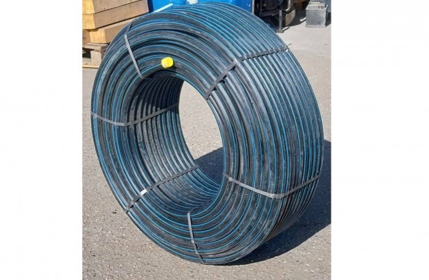 Kpe cső vizes PN10 "3/4" - "6/4" méretben 200méter/tekercs
