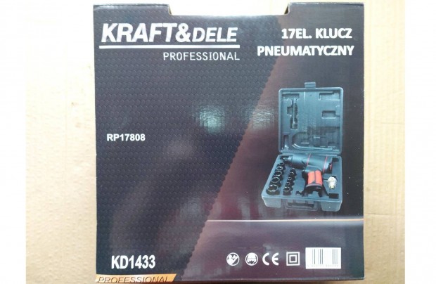 Kraft&Dele KD1433 levegs tve-csavaroz lgkulcs 1200Nm Garancia!