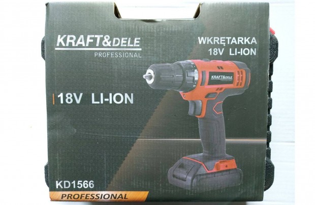 Kraft&Dele KD1566 li-ion ltium akkus csavarbehajt 18V 30Nm Garancia!