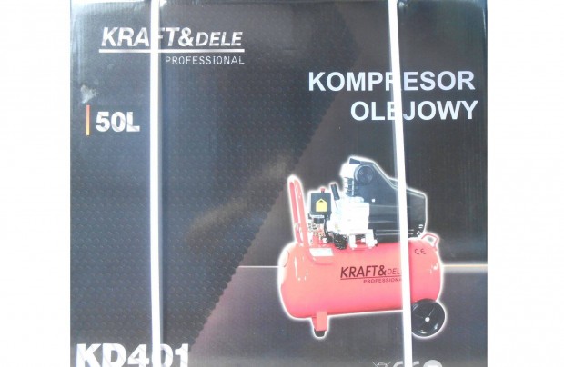 Kraft&Dele KD401 kompresszor lgkompresszor 50L 8 bar 3,8LE Minsgi