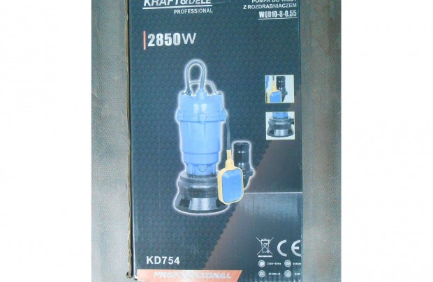 Kraft&Dele KD754 aprts szennyvzszivatty szkapcsol 2850W Garanci