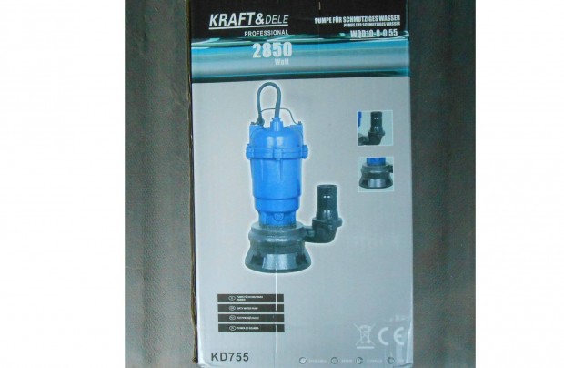 Kraft&Dele KD755 aprts szivatty szennyvzszivatty 2850W Garancia!