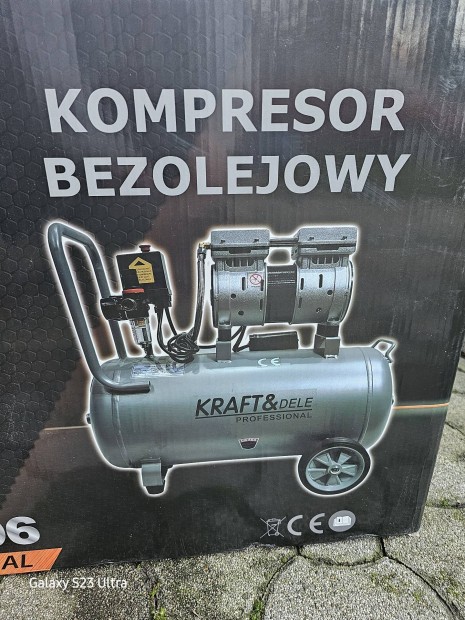Kraft&Dele professional csendes 2hengeres kompresszor 50l