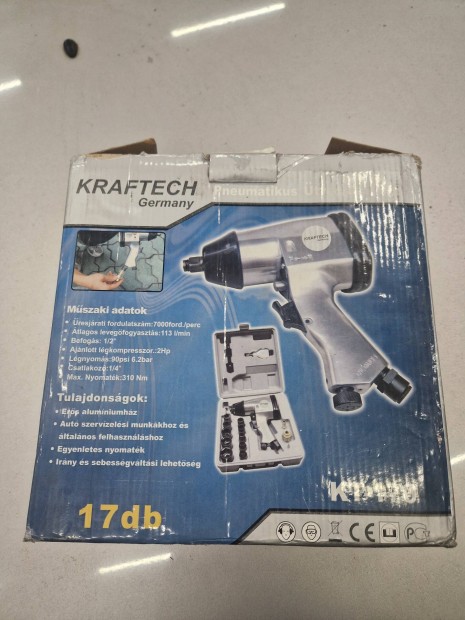 Kraftech KT-170 lgkulcs tartozkokkal