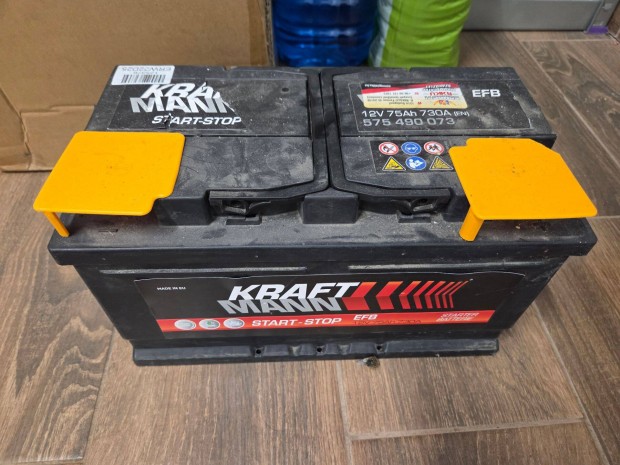 Kraftmann 12V 75Ah 730A akkumul�tor