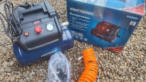 Kraftronic 6 literes kompresszor kiegsztkkel 